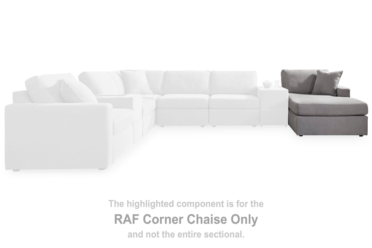Modmax RAF Corner Chaise Next-Gen Nuvella™ Performance Fabric