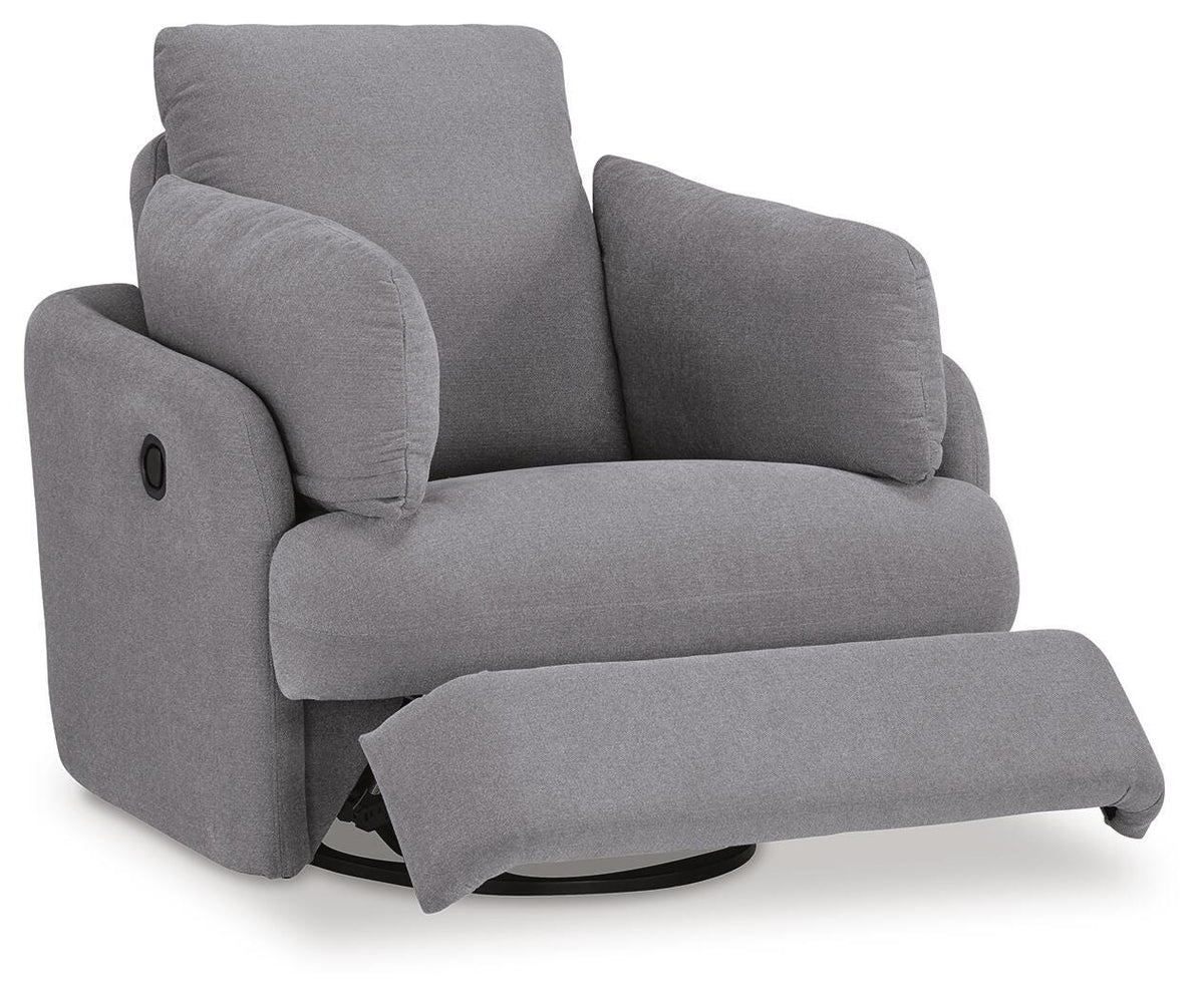 Modmax Swivel Glider Recliner Next-Gen Nuvella™ Performance Fabric