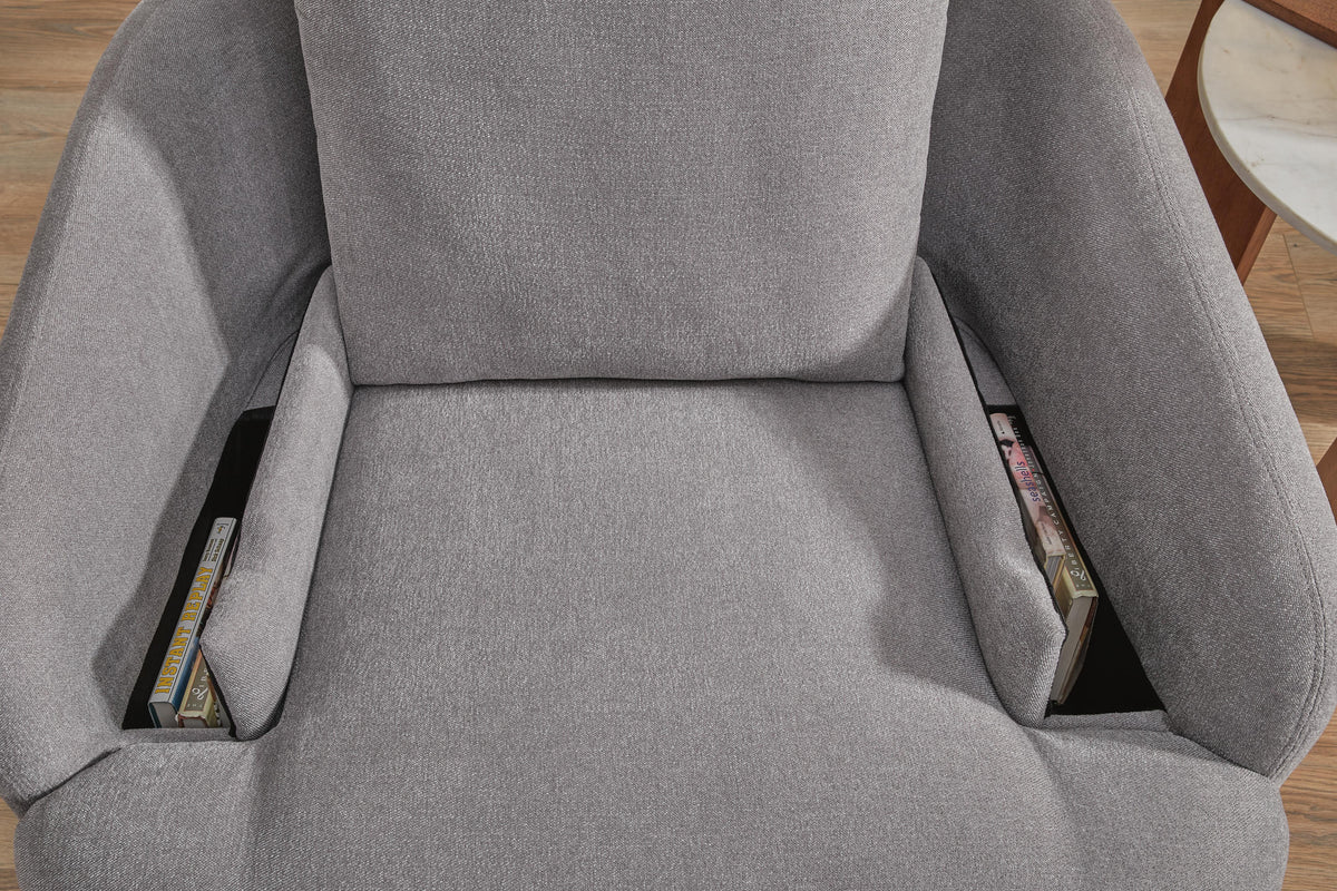 Modmax Swivel Glider Recliner Next-Gen Nuvella™ Performance Fabric