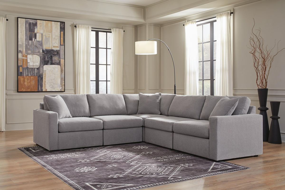 Modmax 5-Piece Sectional Next-Gen Nuvella™ Performance Fabric