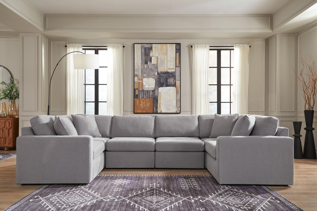 Modmax 6-Piece Sectional Next-Gen Nuvella™ Performance Fabric