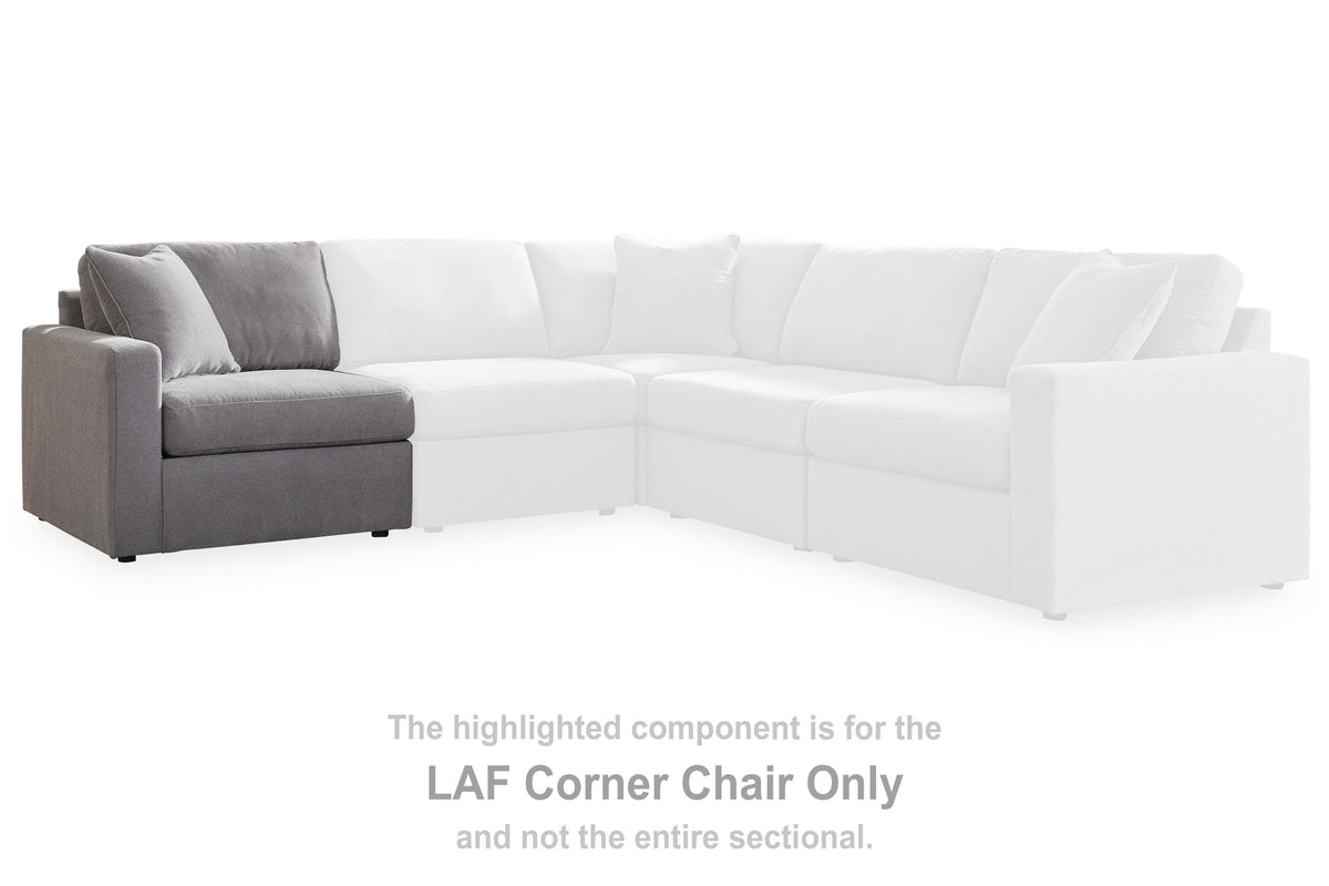 Modmax LAF Corner Chair Next-Gen Nuvella™ Performance Fabric