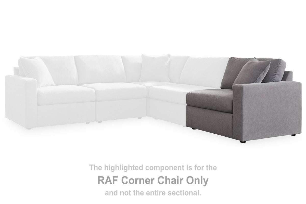 Modmax RAF Corner Chair Next-Gen Nuvella™ Performance Fabric