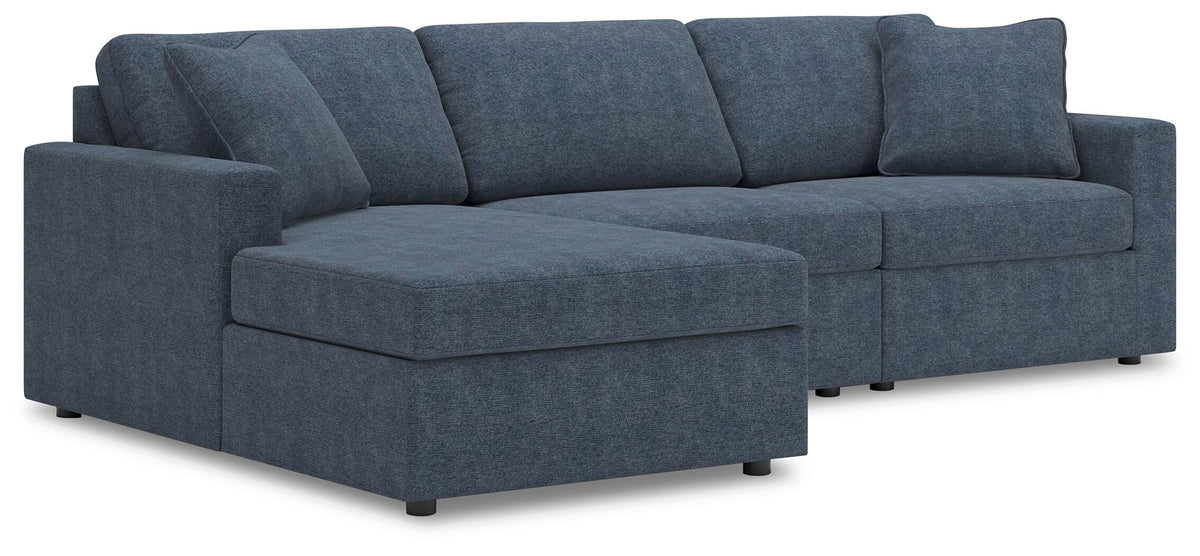 Modmax 3-Piece Sectional with Chaise Next-Gen Nuvella™ Performance Fabric
