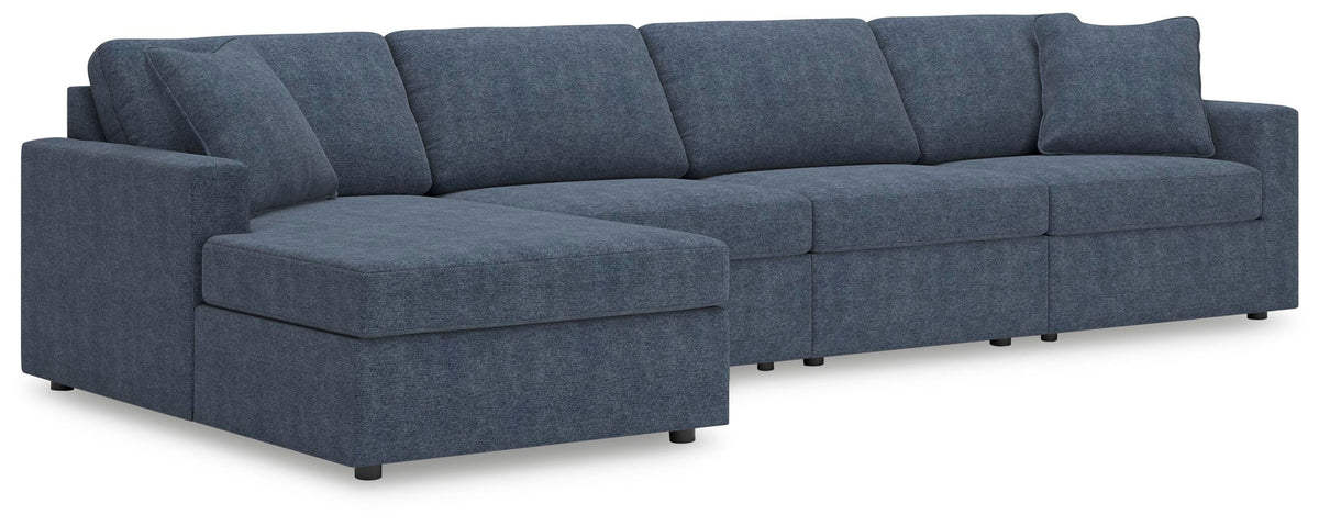 Modmax 4-Piece Sectional with Chaise Next-Gen Nuvella™ Performance Fabric
