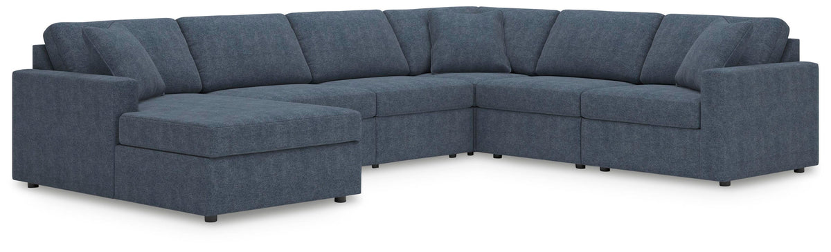 Modmax 6-Piece Sectional with Chaise Next-Gen Nuvella™ Performance Fabric