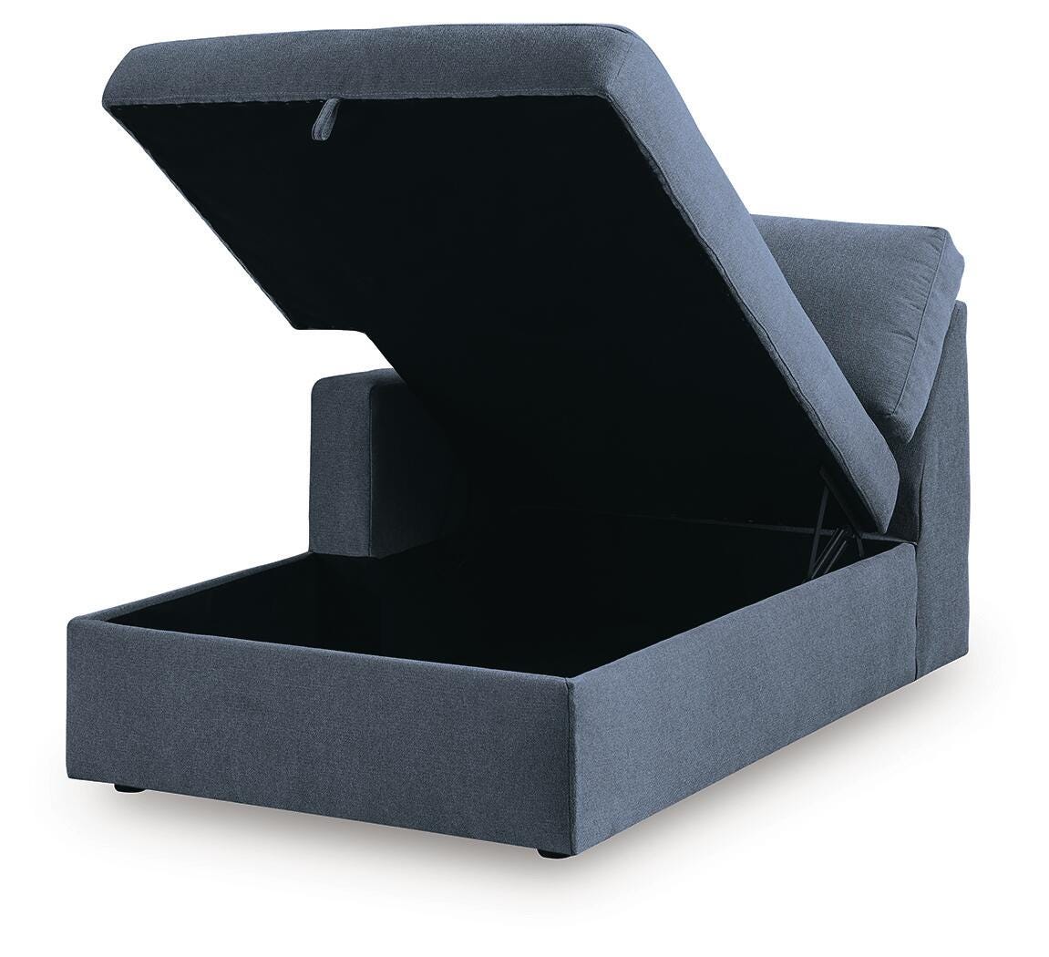 Modmax LAF Corner Chaise w/Storage Next-Gen Nuvella™ Performance Fabric