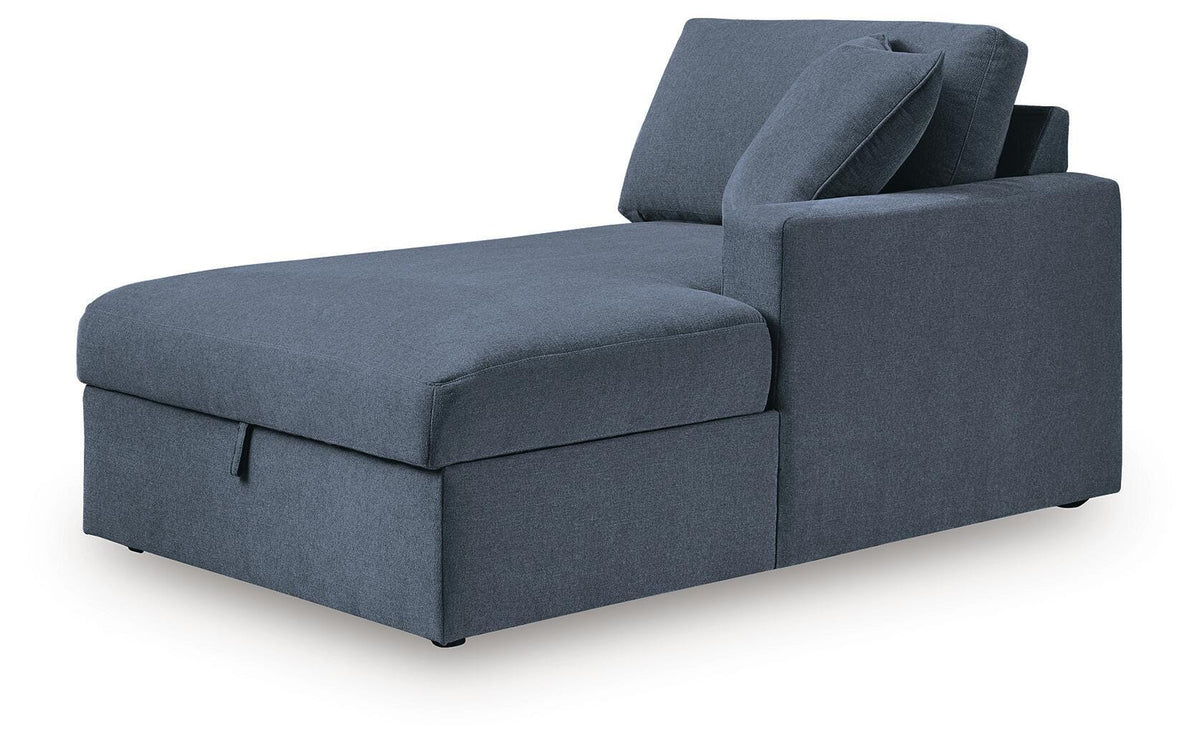 Modmax RAF Corner Chaise w/Storage Next-Gen Nuvella™ Performance Fabric