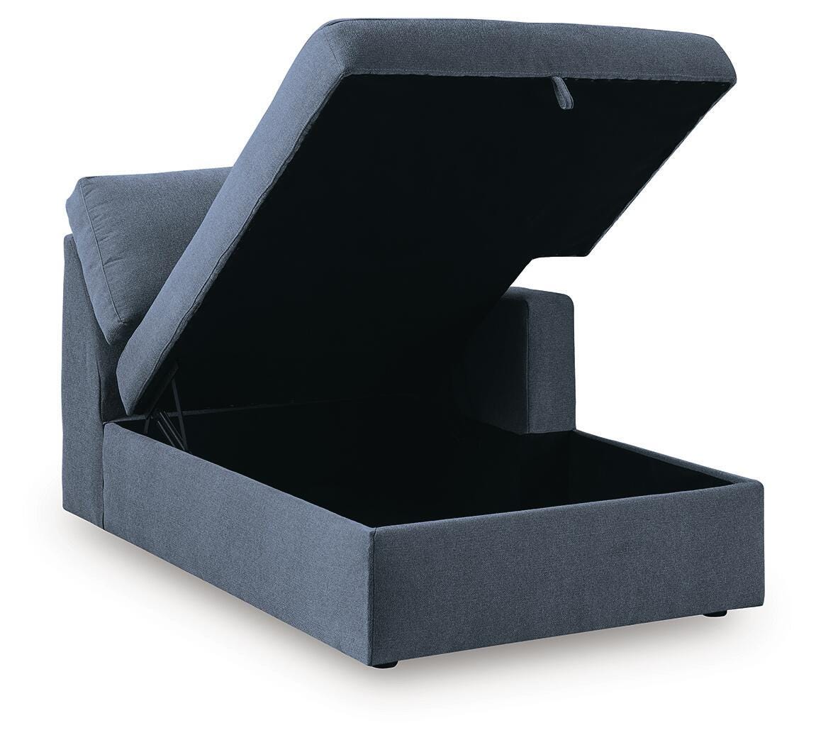 Modmax RAF Corner Chaise w/Storage Next-Gen Nuvella™ Performance Fabric