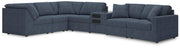 Modmax 7-Piece Sectional with Audio Console Next-Gen Nuvella™ Performance Fabric