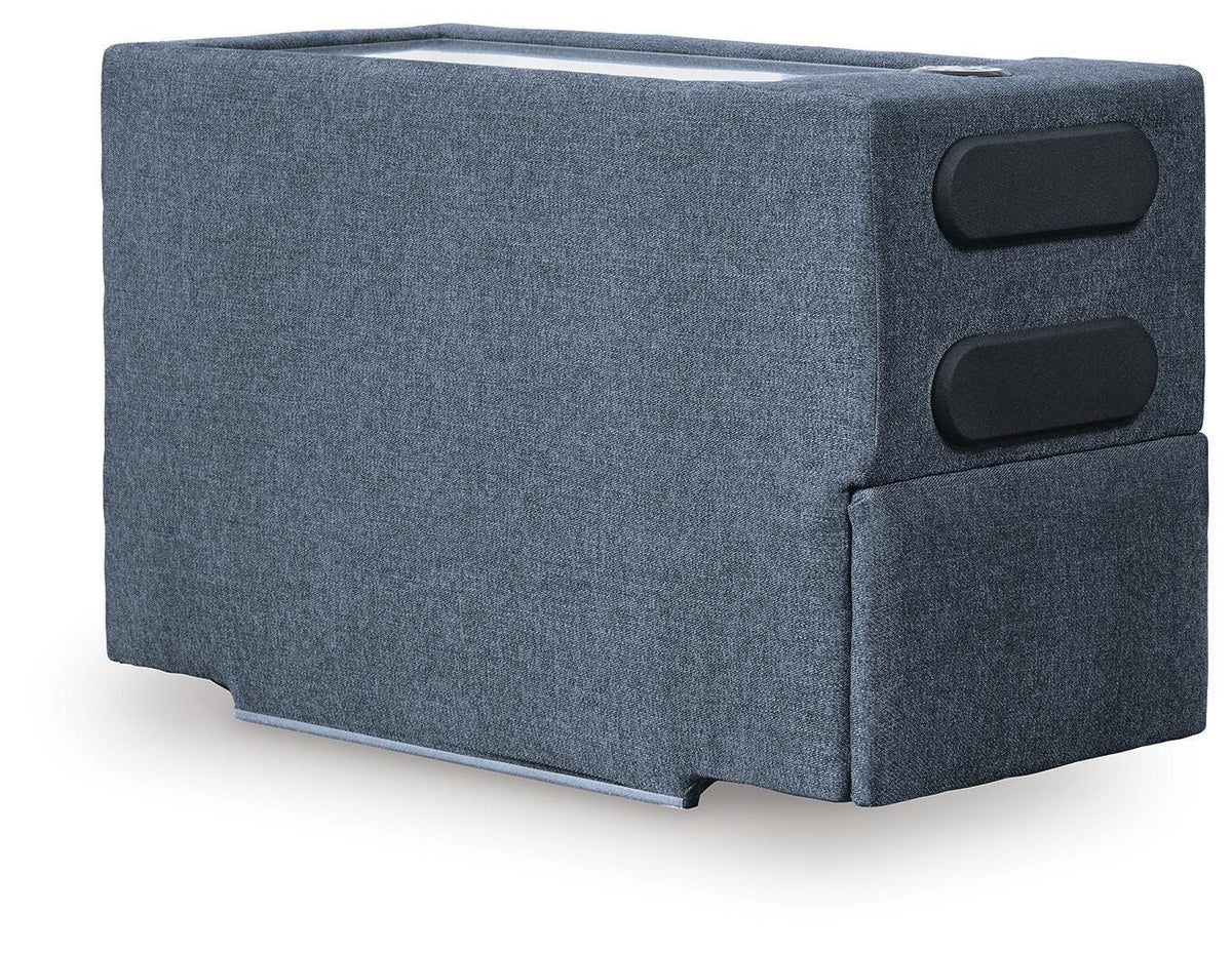 Modmax 4-Piece Sectional with Audio Console Next-Gen Nuvella™ Performance Fabric
