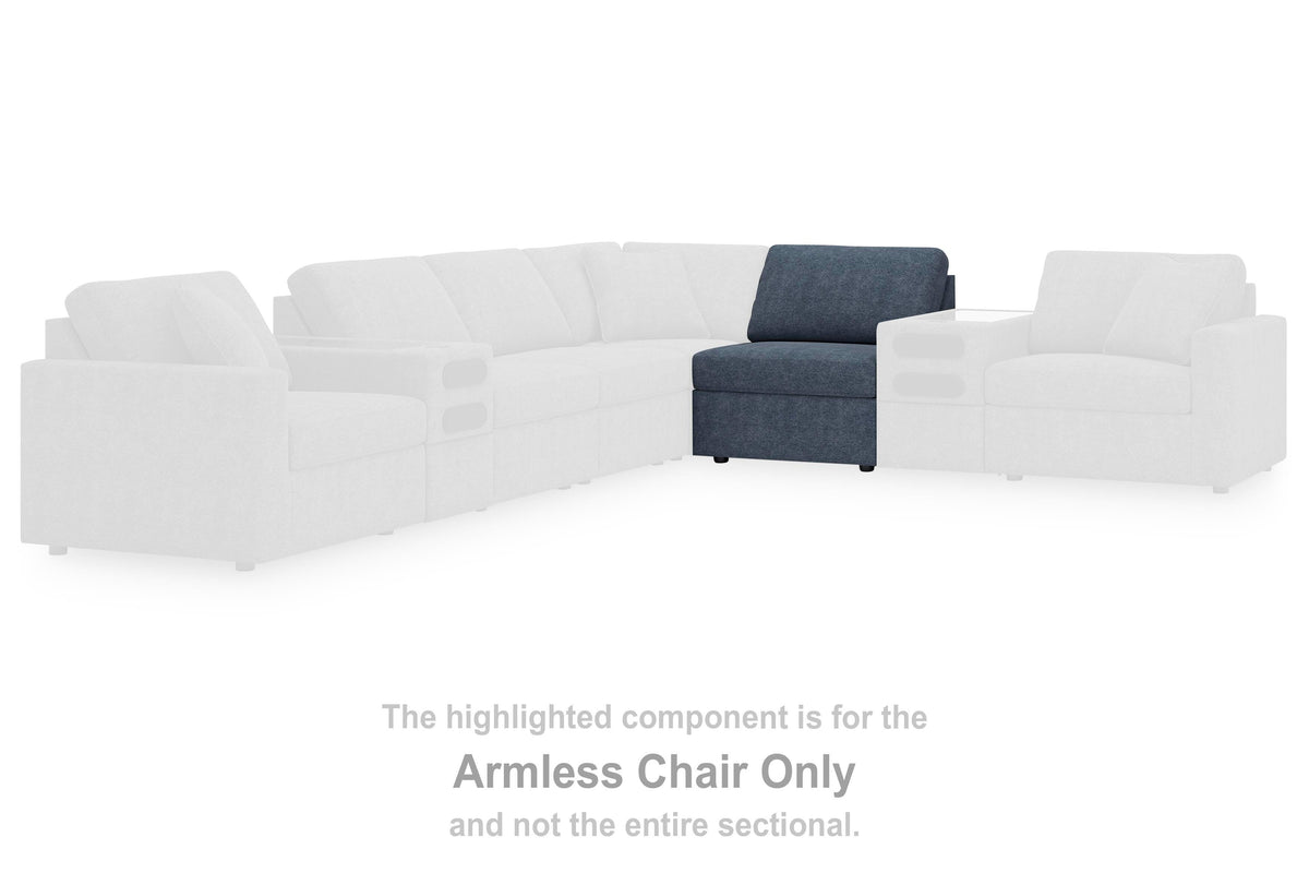 Modmax Armless Chair Next-Gen Nuvella™ Performance Fabric