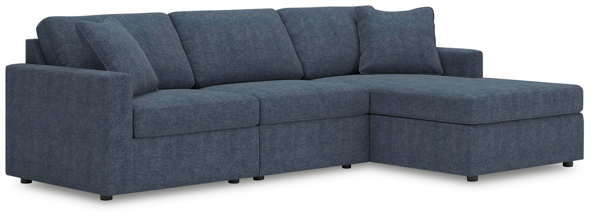 Modmax 3-Piece Sectional with Chaise Next-Gen Nuvella™ Performance Fabric