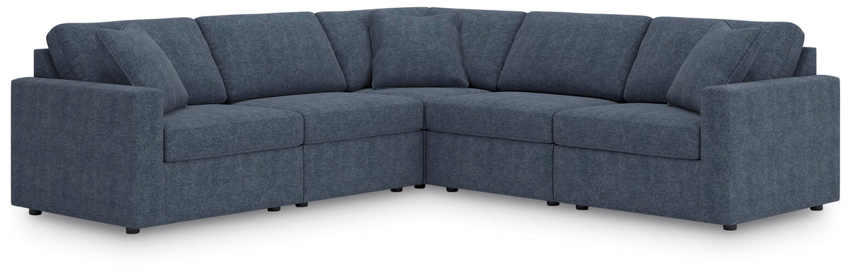 Modmax 5-Piece Sectional and Ottoman - Ink