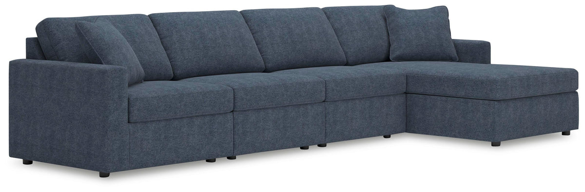 Modmax 4-Piece Sectional with Chaise Next-Gen Nuvella™ Performance Fabric
