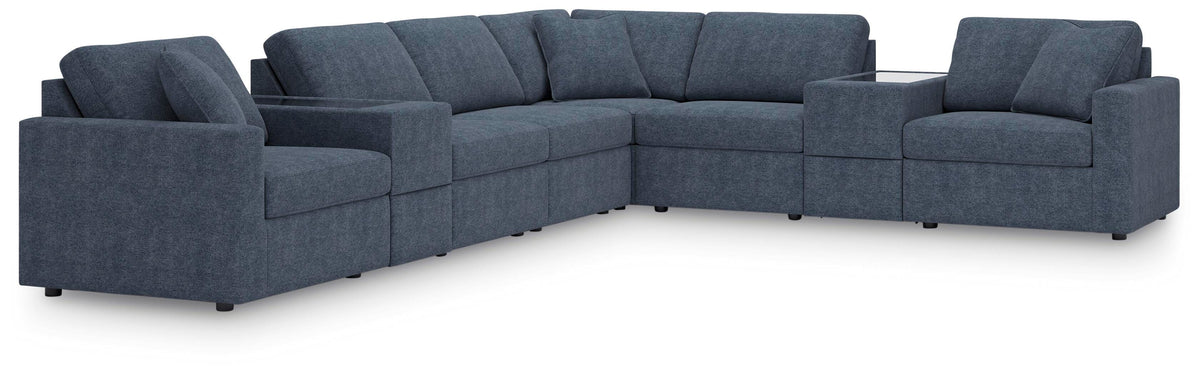 Modmax 8-Piece Sectional with Storage Consoles Next-Gen Nuvella™ Performance Fabric