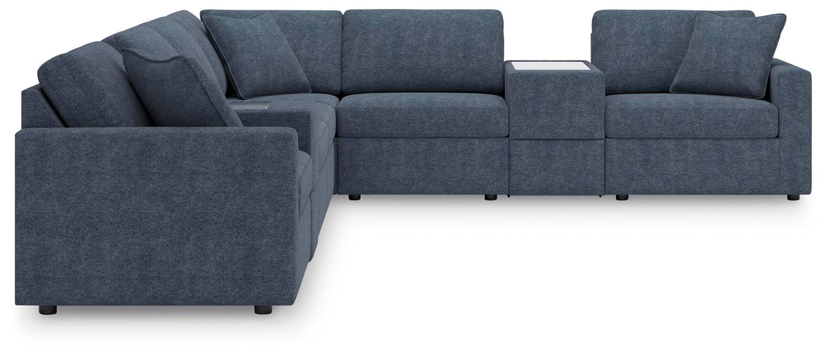Modmax 8-Piece Sectional with Storage Consoles Next-Gen Nuvella™ Performance Fabric