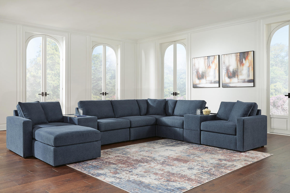 Modmax 8-Piece Sectional and Ottoman