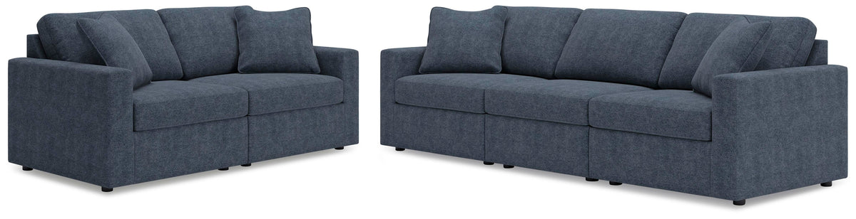 Modmax 3-Piece Sectional Sofa and 2-Piece Sectional Loveseat - Ink