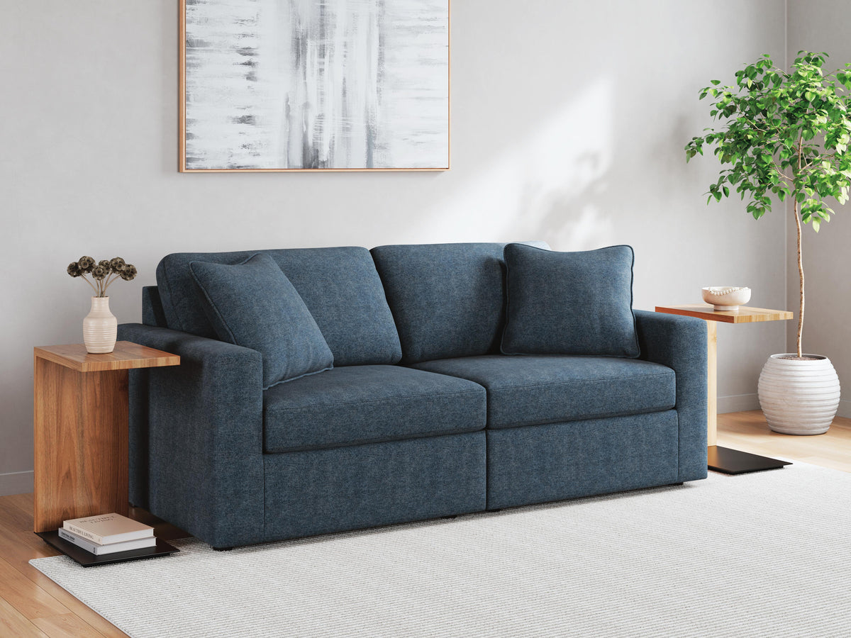 Modmax 7-Piece Sectional with Audio Console Next-Gen Nuvella™ Performance Fabric