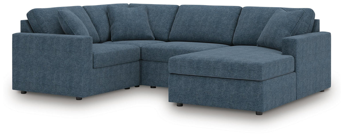 Modmax 4-Piece Sectional with Chaise Next-Gen Nuvella™ Performance Fabric