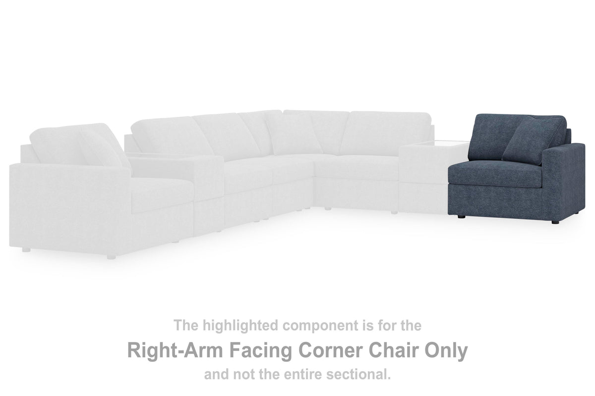 Modmax RAF Corner Chair Next-Gen Nuvella™ Performance Fabric