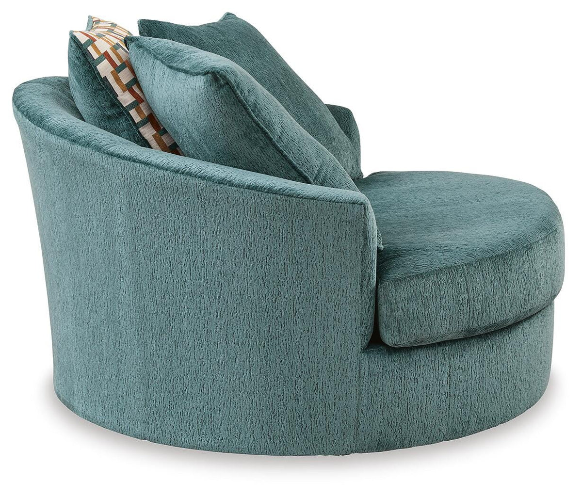 Laylabrook Oversized Swivel Accent Chair Chenille