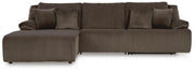 Top Tier 3-Piece Reclining Sectional Sofa Chaise Velvet