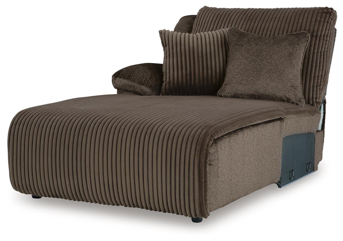 Top Tier 3-Piece Reclining Sofa Chaise Sectional Velvet