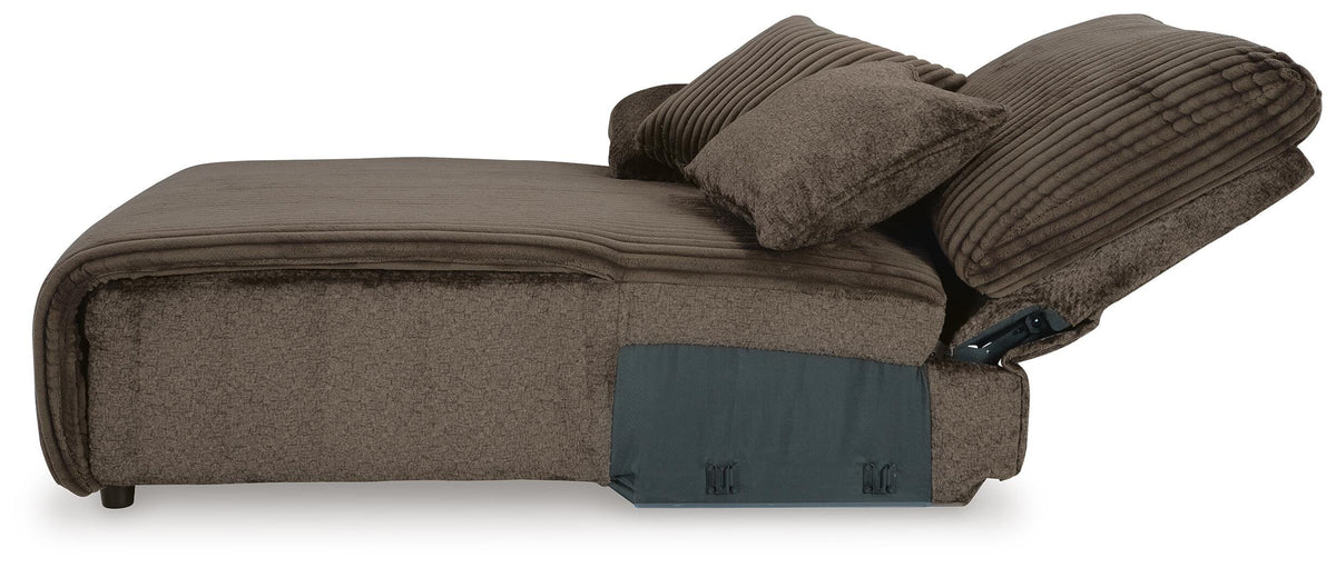 Top Tier 3-Piece Reclining Sofa Chaise Sectional Velvet