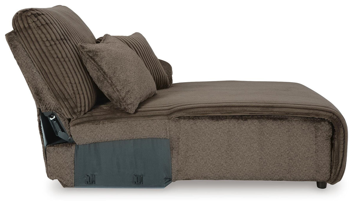 Top Tier 3-Piece Reclining Sofa Chaise Sectional Velvet