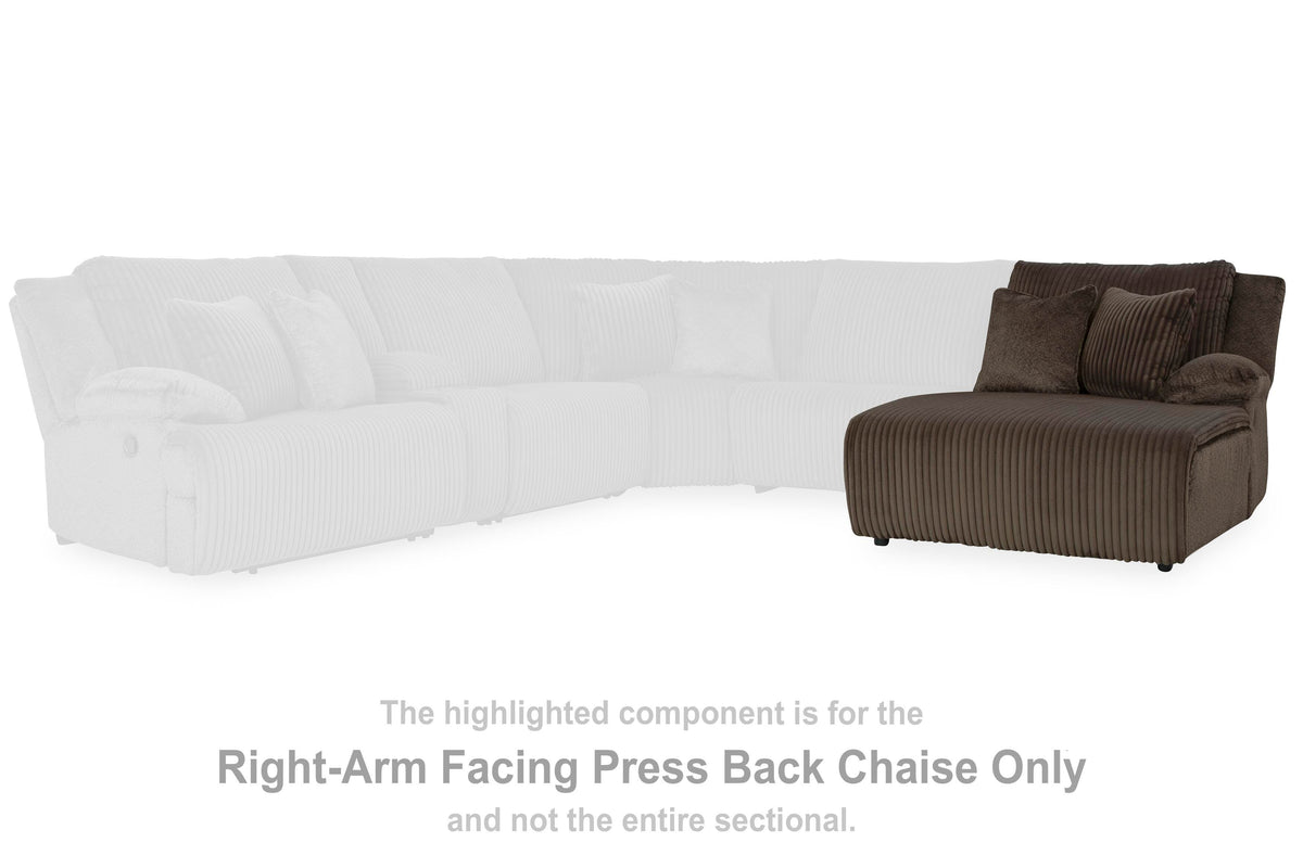 Top Tier RAF Press Back Chaise Velvet