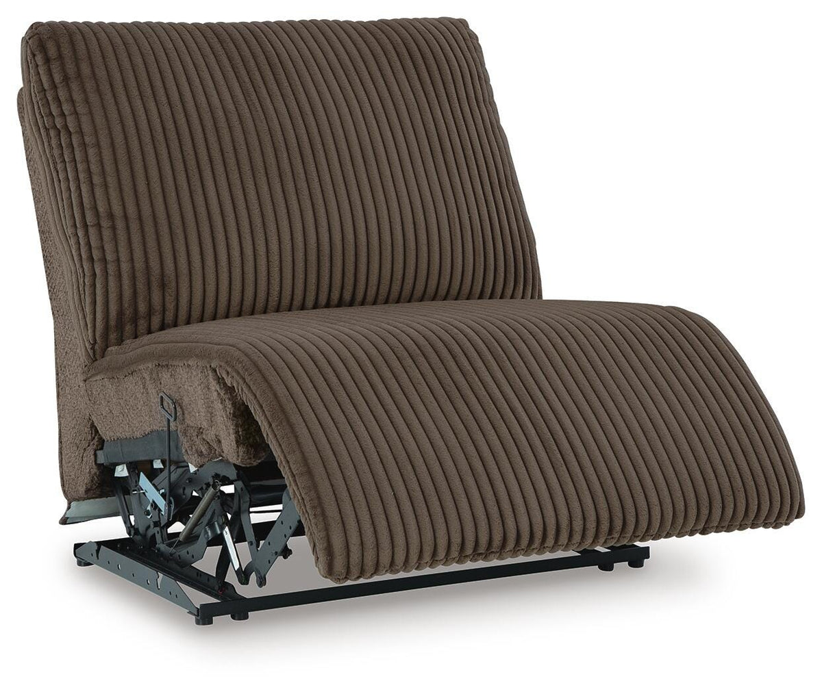 Top Tier 3-Piece Reclining Sofa Chaise Sectional Velvet