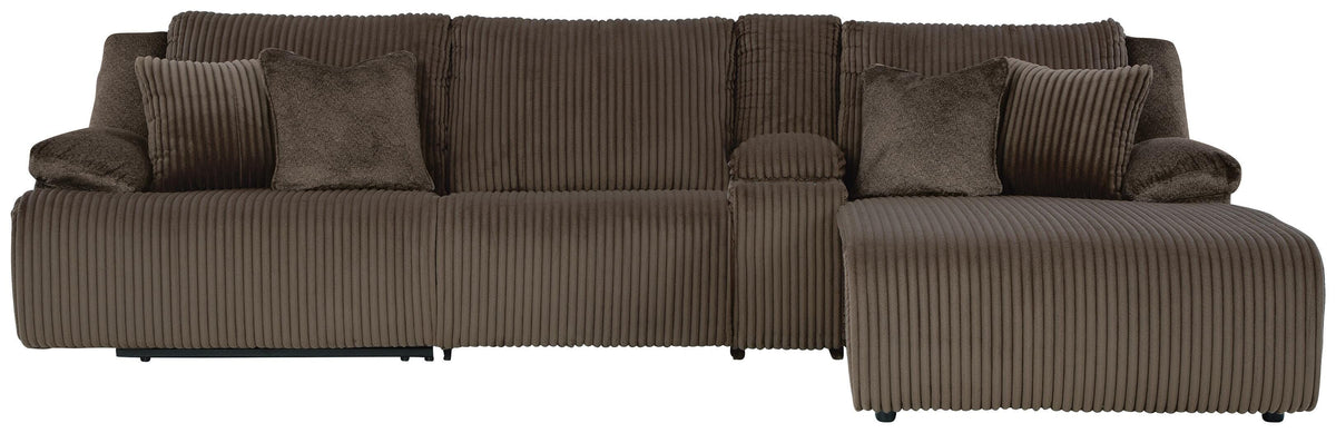 Top Tier 4-Piece Reclining Sectional with Chaise