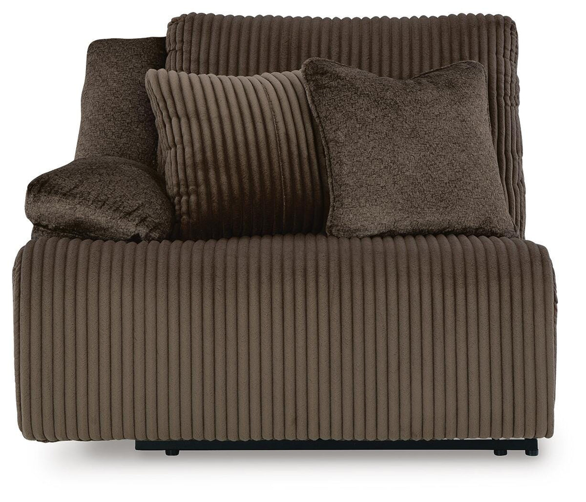 Top Tier 3-Piece Reclining Sofa Chaise Sectional Velvet