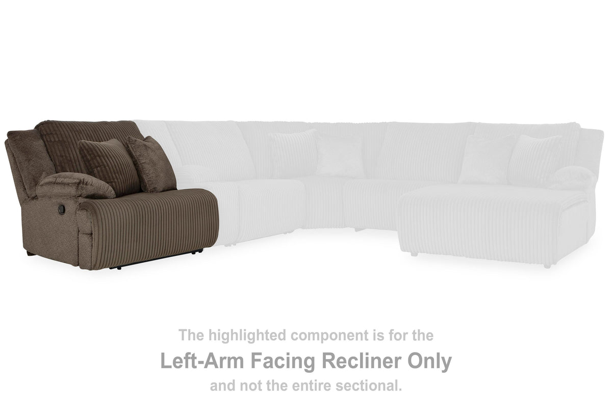 Top Tier LAF Zero Wall Recliner Velvet
