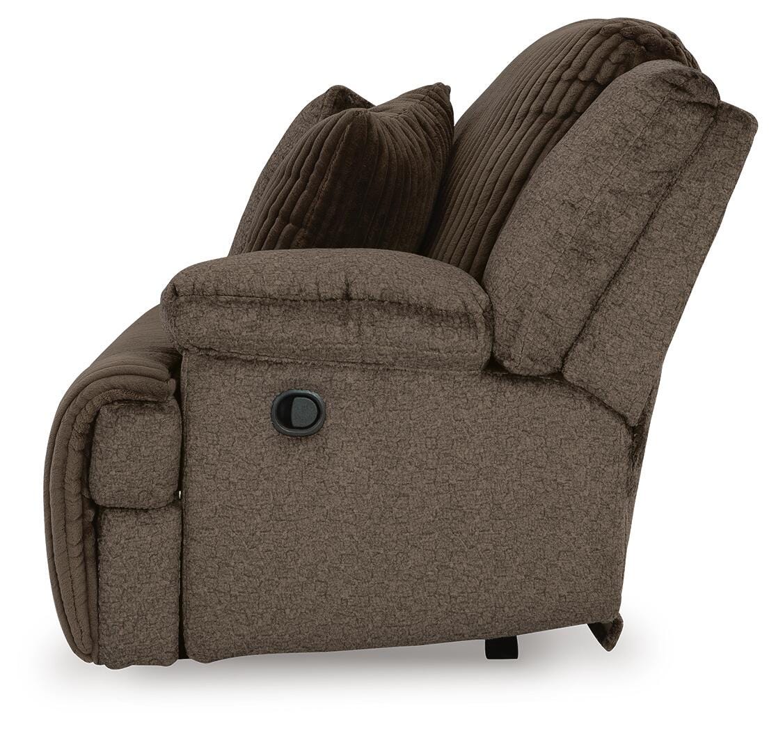 Top Tier 3-Piece Reclining Sofa Chaise Sectional Velvet