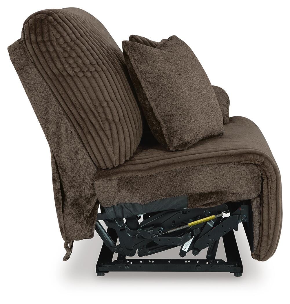 Top Tier 3-Piece Reclining Sofa Chaise Sectional Velvet