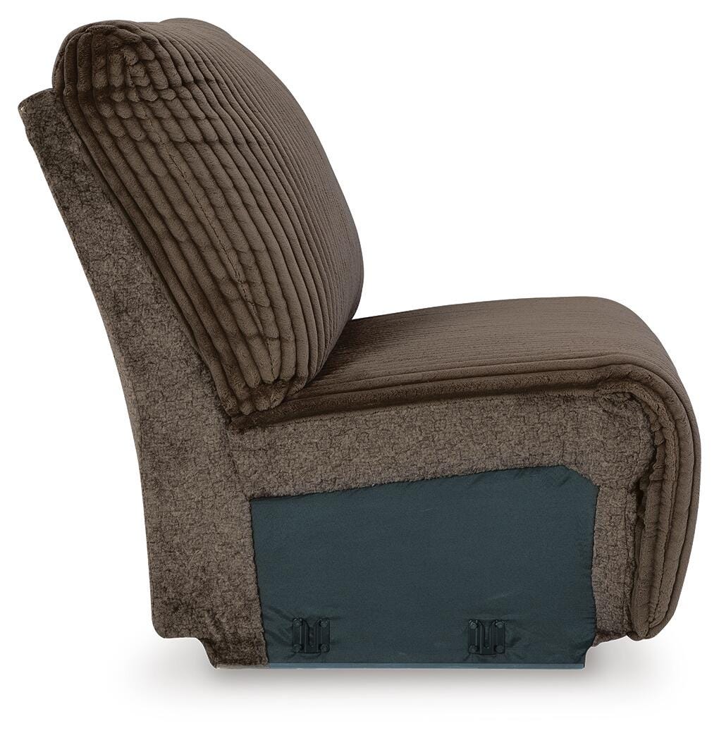 Top Tier Armless Chair Velvet