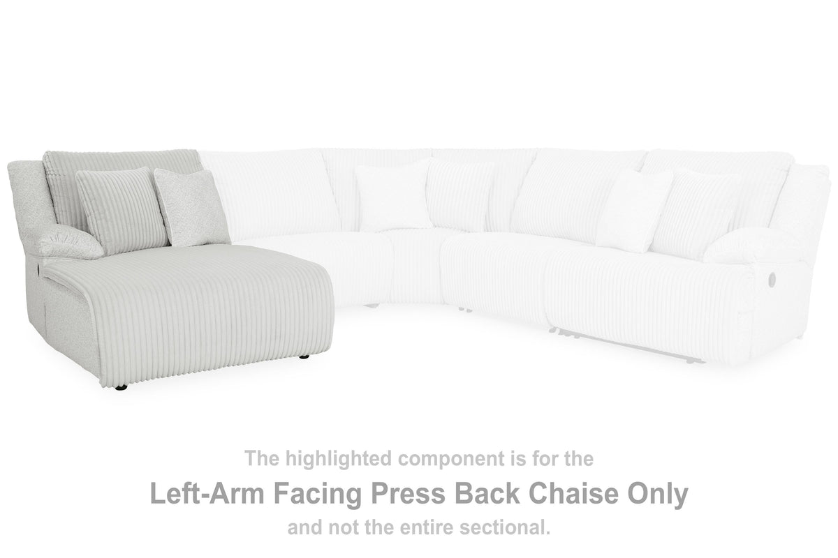 Top Tier LAF Press Back Chaise Velvet