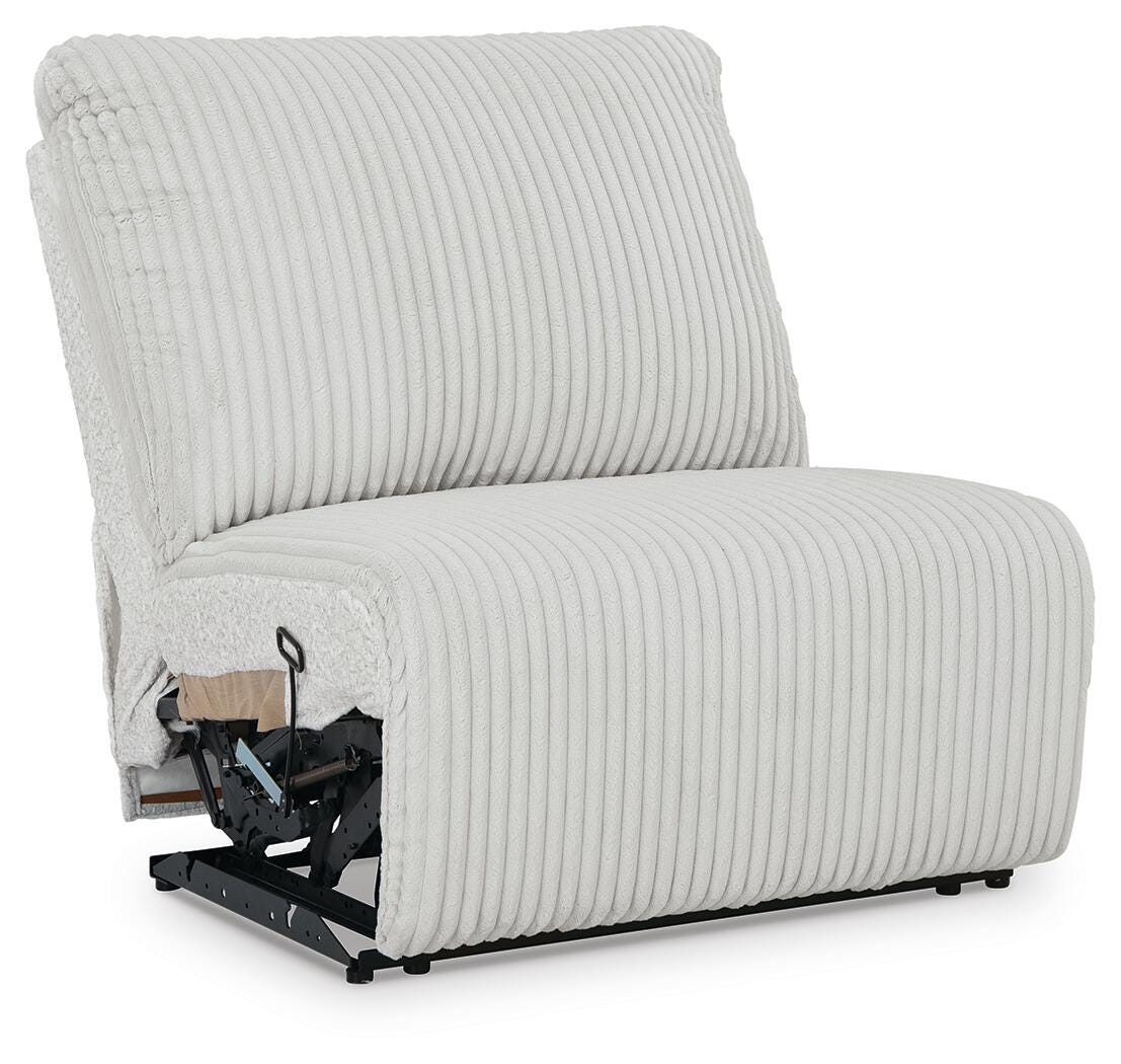 Top Tier Armless Recliner Velvet