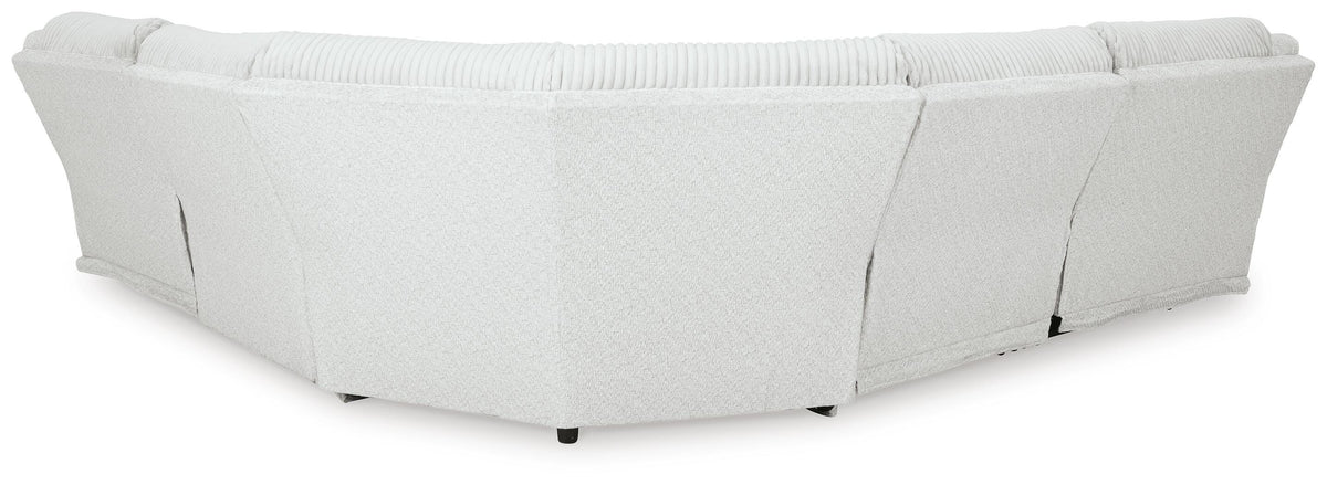 Top Tier 5-Piece Reclining Sectional Velvet