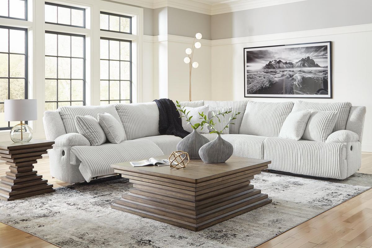 Top Tier 5-Piece Reclining Sectional Velvet