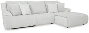 Top Tier 3-Piece Reclining Sectional Sofa Chaise Velvet