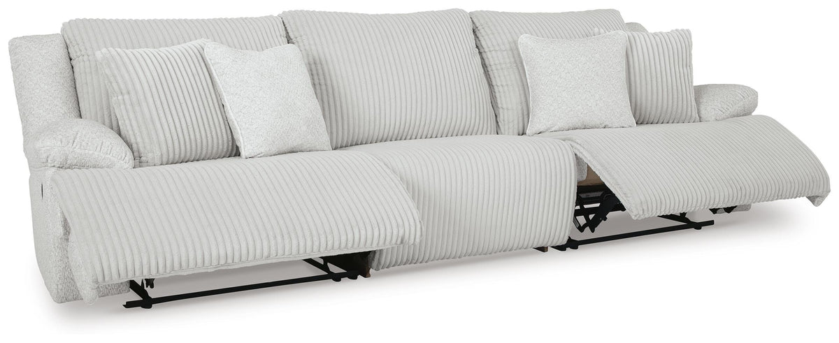 Top Tier 3-Piece Reclining Sectional Sofa Velvet