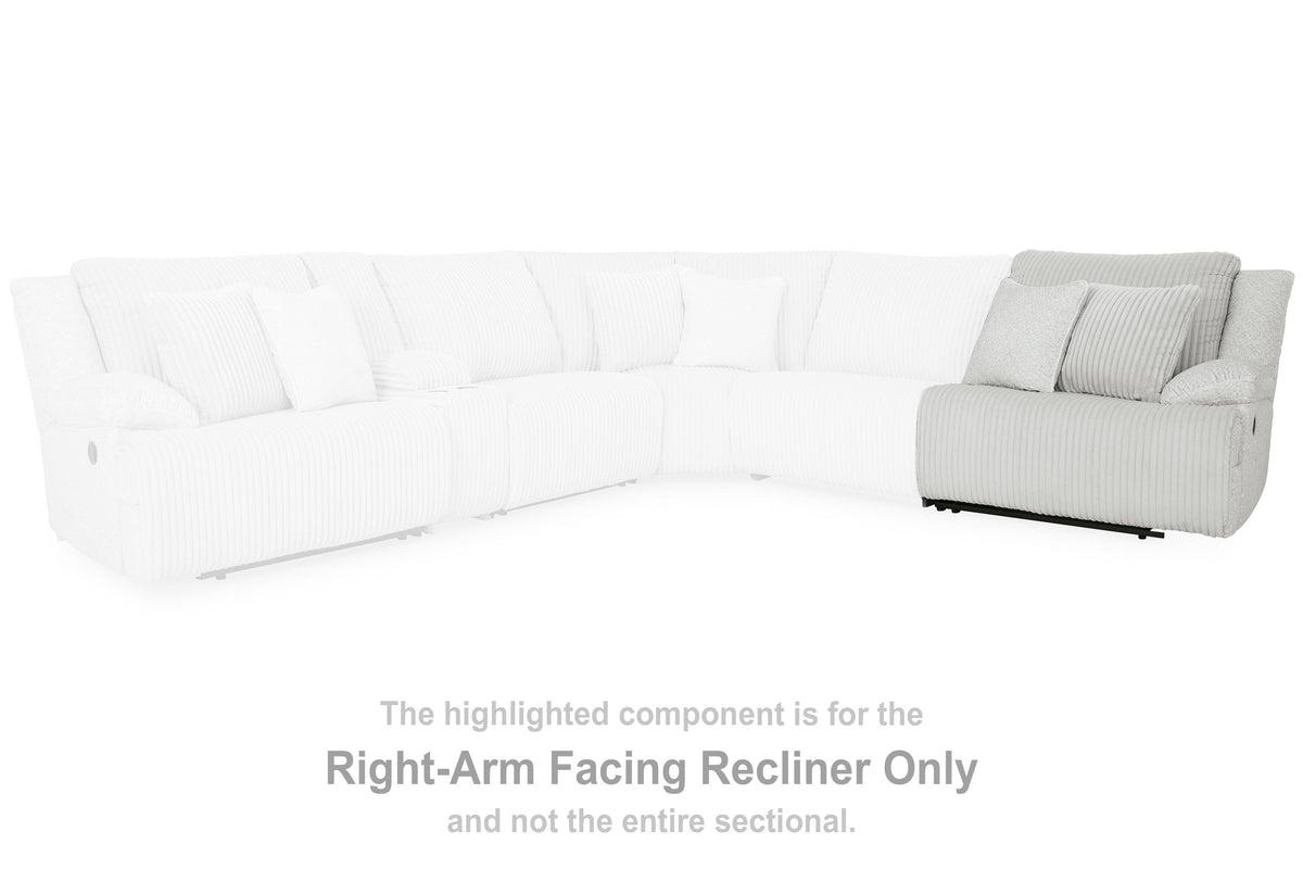 Top Tier RAF Zero Wall Recliner Velvet