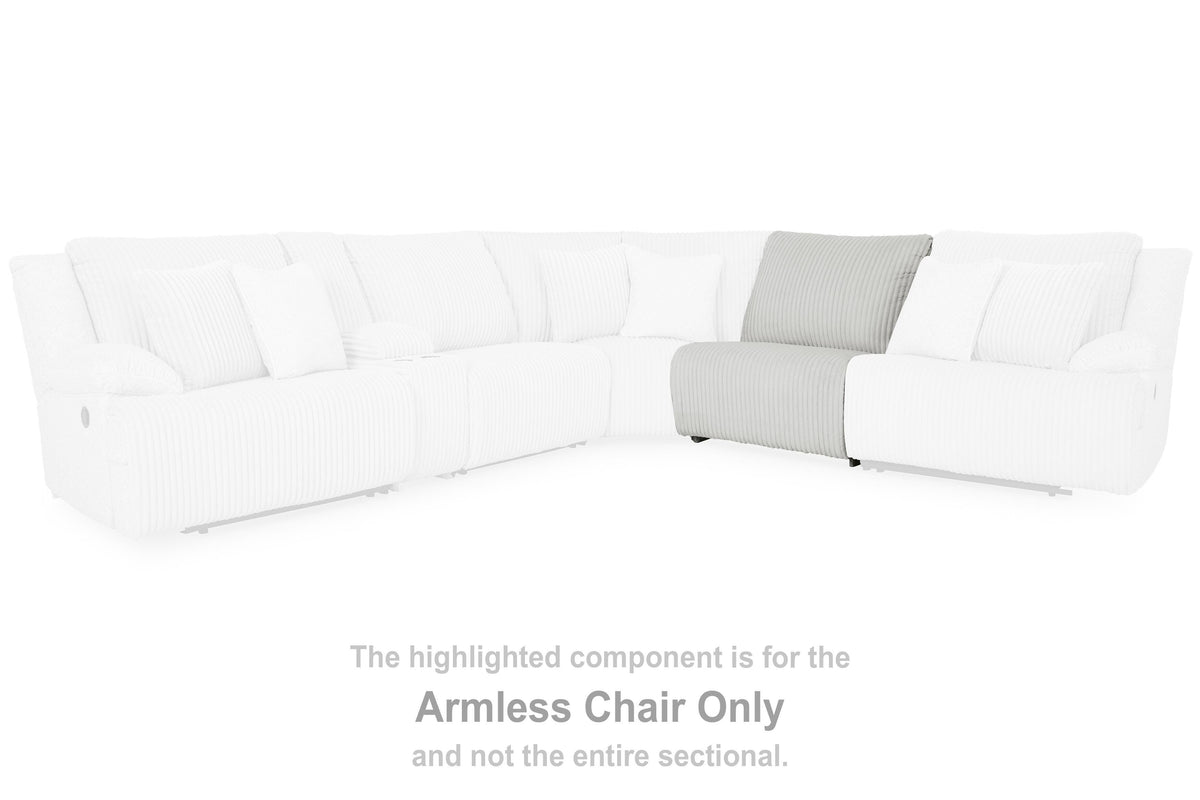 Top Tier Armless Chair Velvet