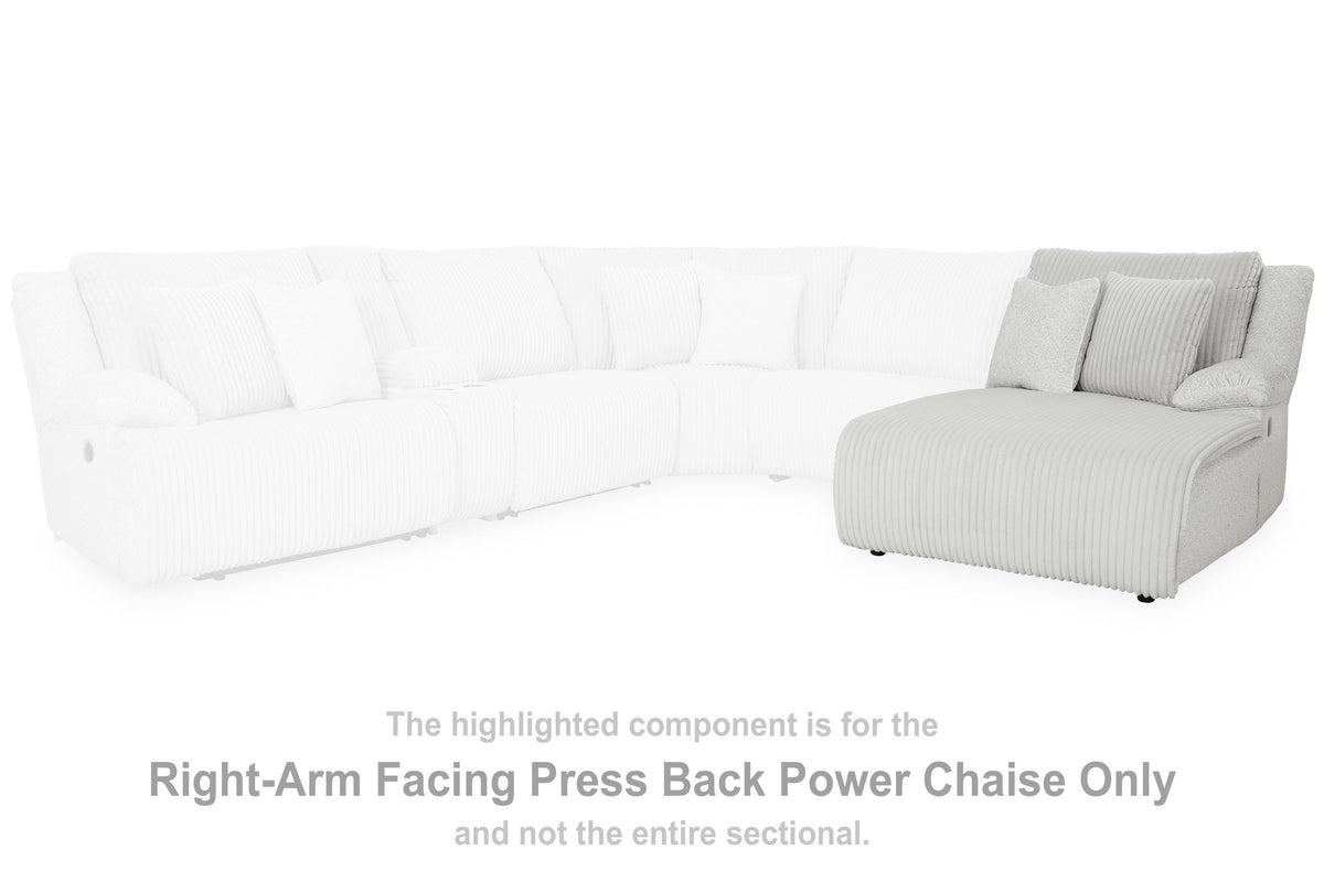 Top Tier RAF Press Back Power Chaise