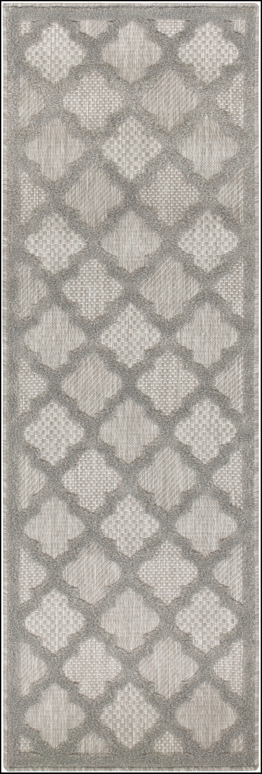 Easy Care NES01 Silver Grey Rug - Runner