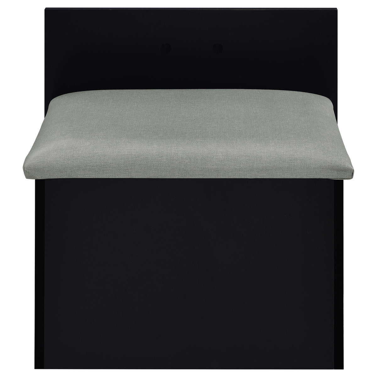 Danbury 3-drawer Makeup Vanity & Stool Set High Gloss - Black High Gloss